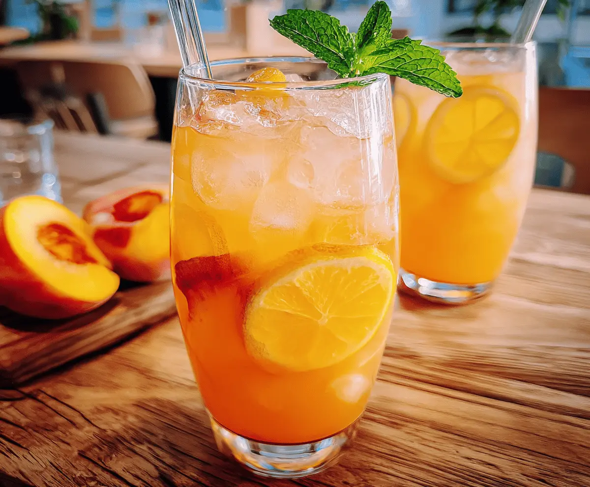 Refreshing Peach Lemonade Recipe for Summer