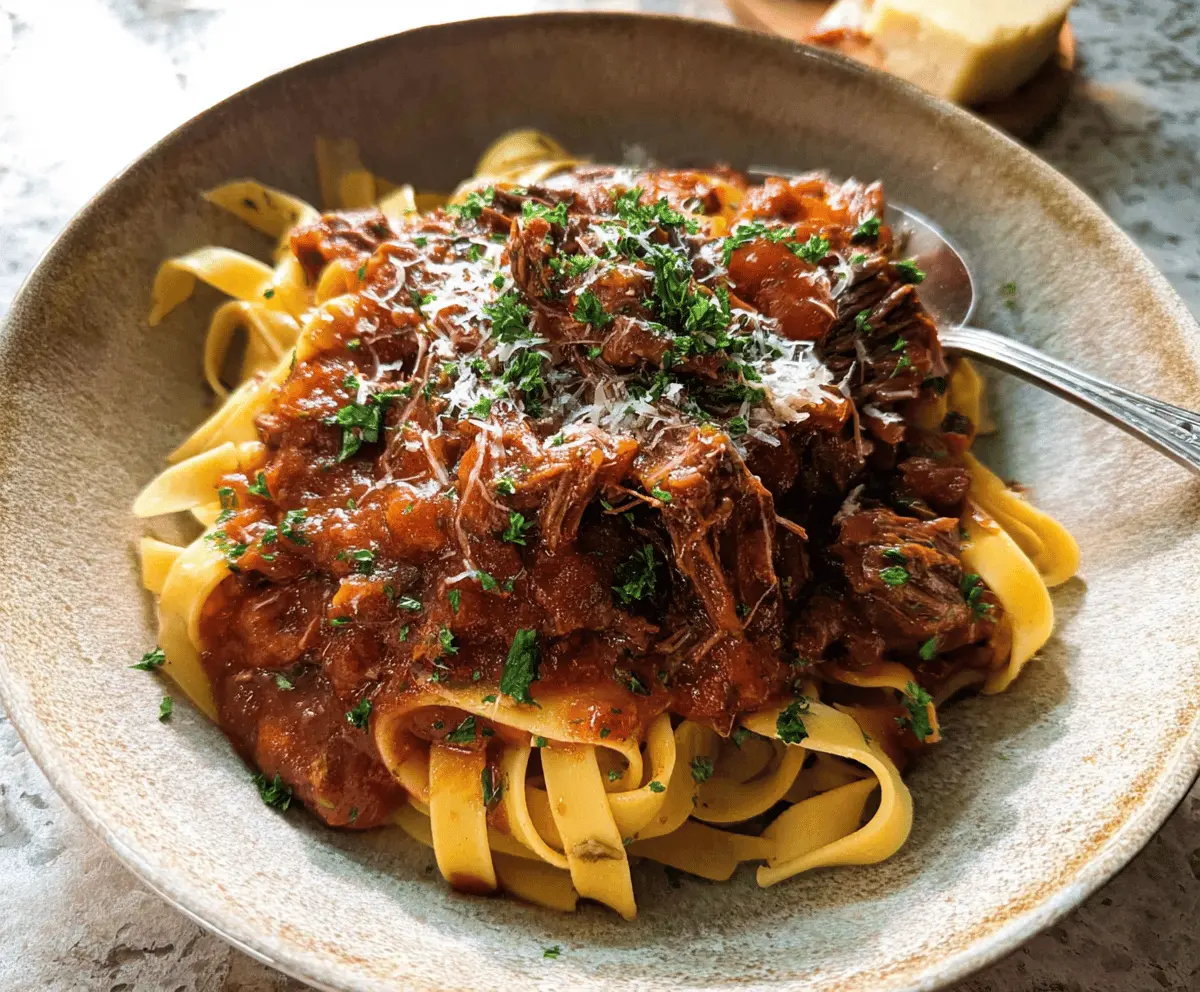 Easy Slow Cooker Beef Ragu Recipe for Busy Weeknights