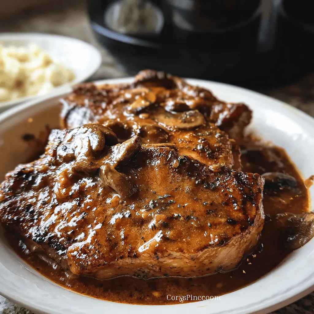 Easy Crock Pot Smothered Pork Chops Recipe