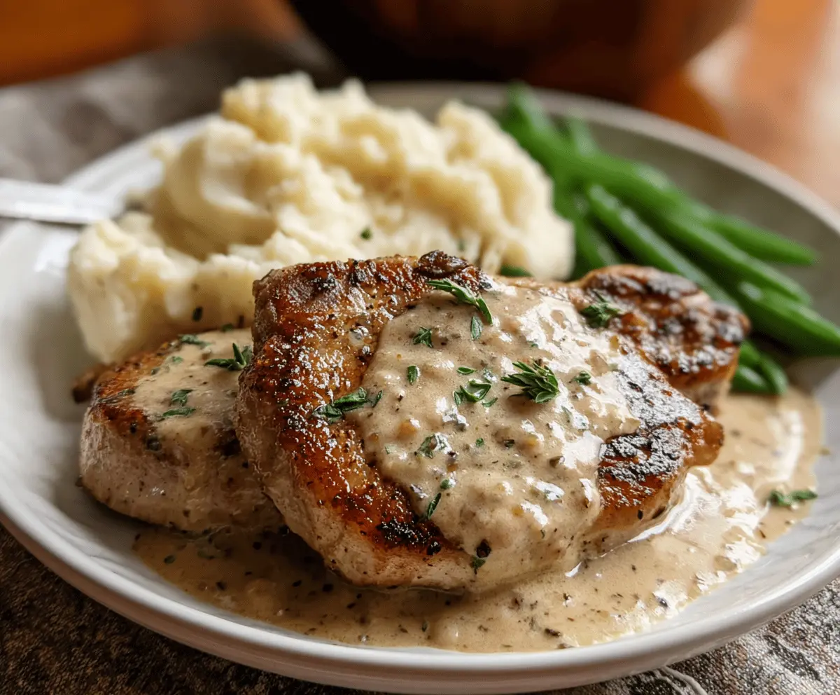 Creamy Ranch Pork Chops Slow Cooker Recipe