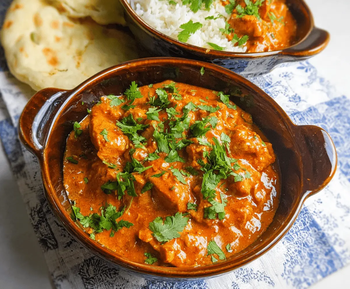 Easy Slow Cooker Indian Butter Chicken Recipe