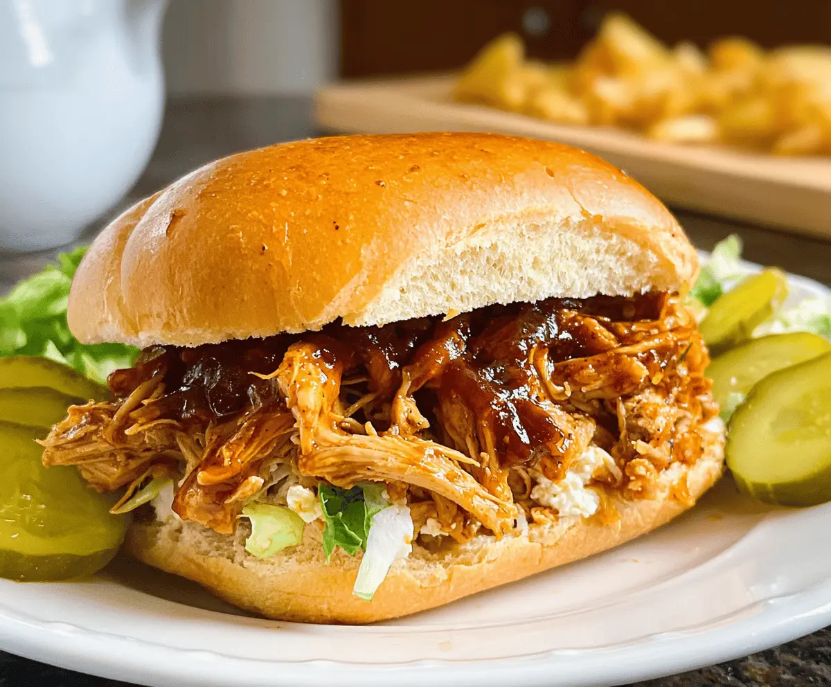 Slow Cooker Hot Honey Chicken Sandwiches Recipe