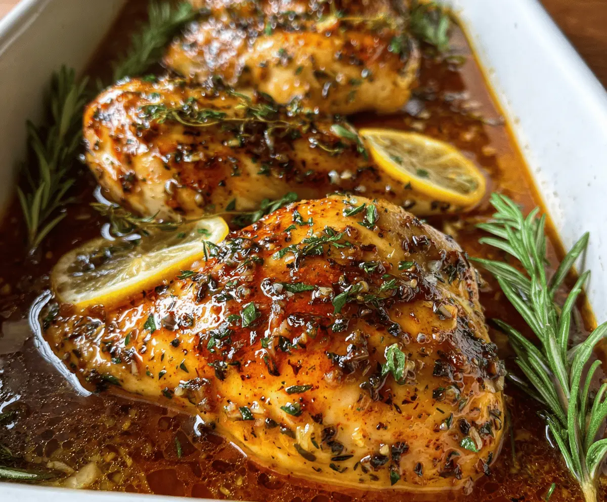 Easy Baked Honey Dijon Chicken Dinner Recipe