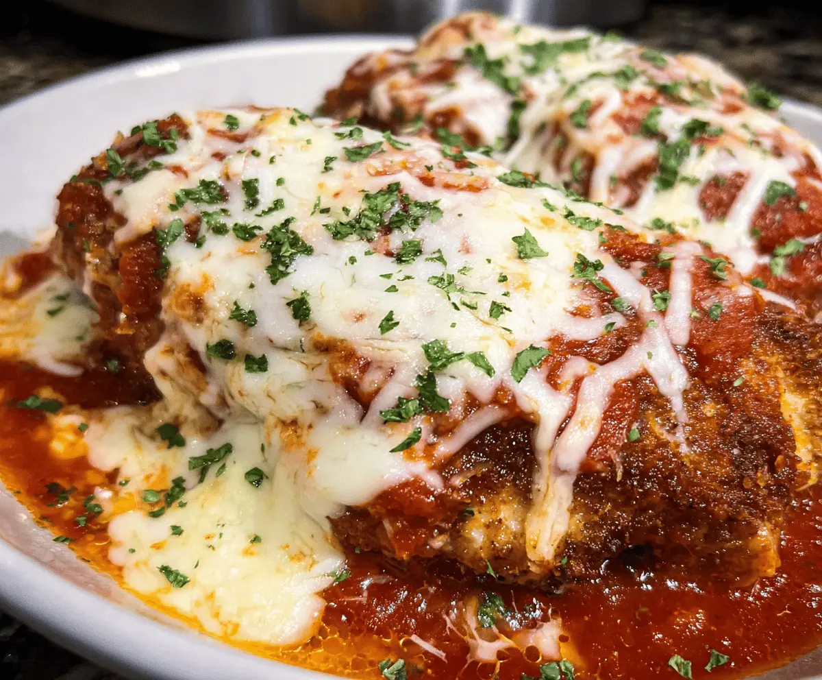 Easy Crock-Pot Chicken Parmesan Recipe