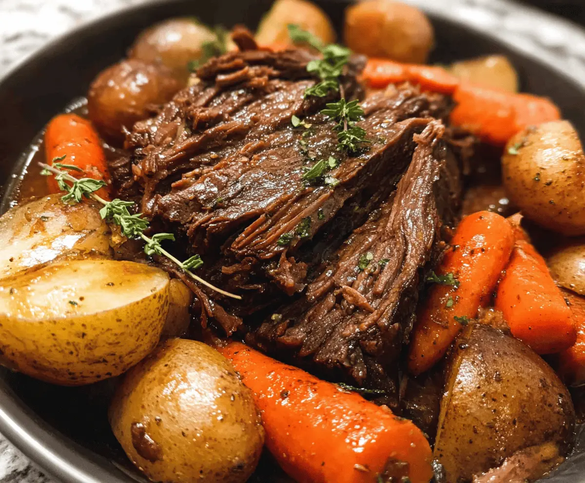 Easy Instant Pot Pot Roast Recipe
