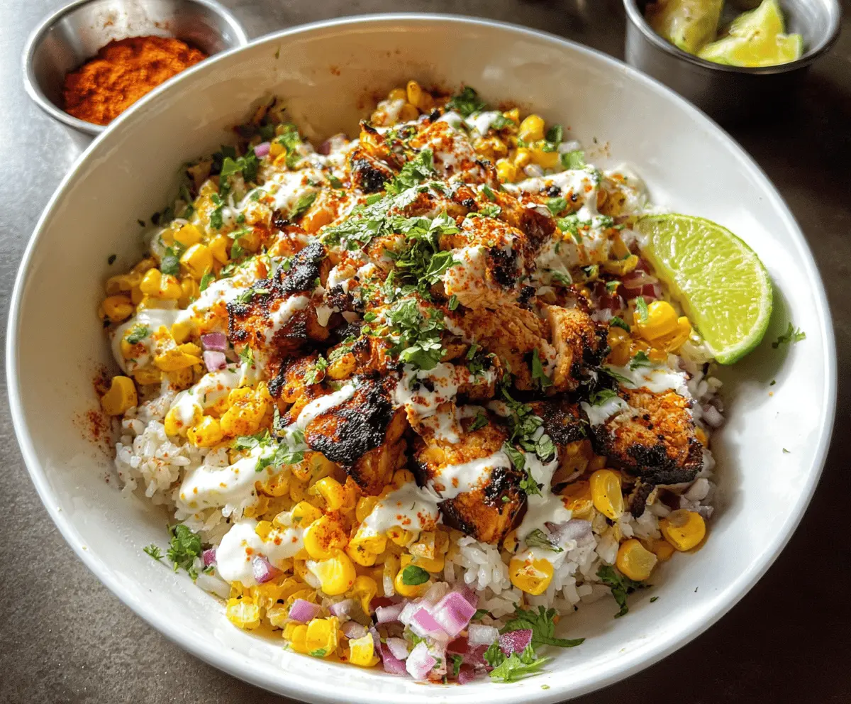 Easy Street Corn Chicken Rice Bowl Recipe