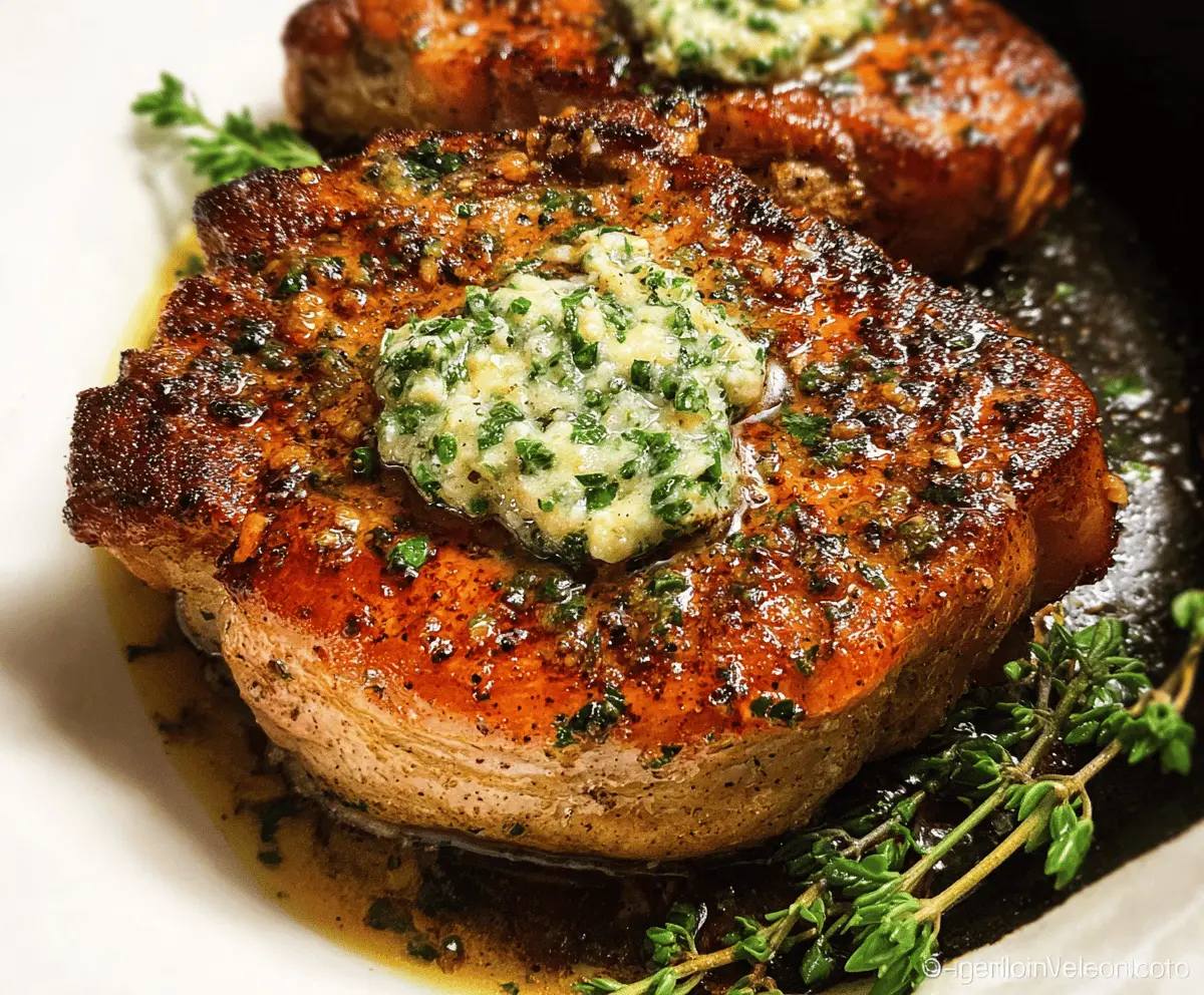 Garlic Butter Pan-Seared Pork Chops Recipe