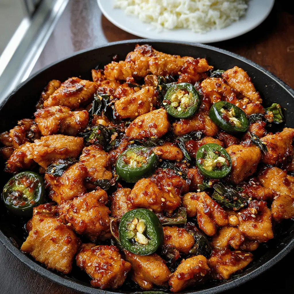 Easy Spicy Jalapeño Chicken Recipe