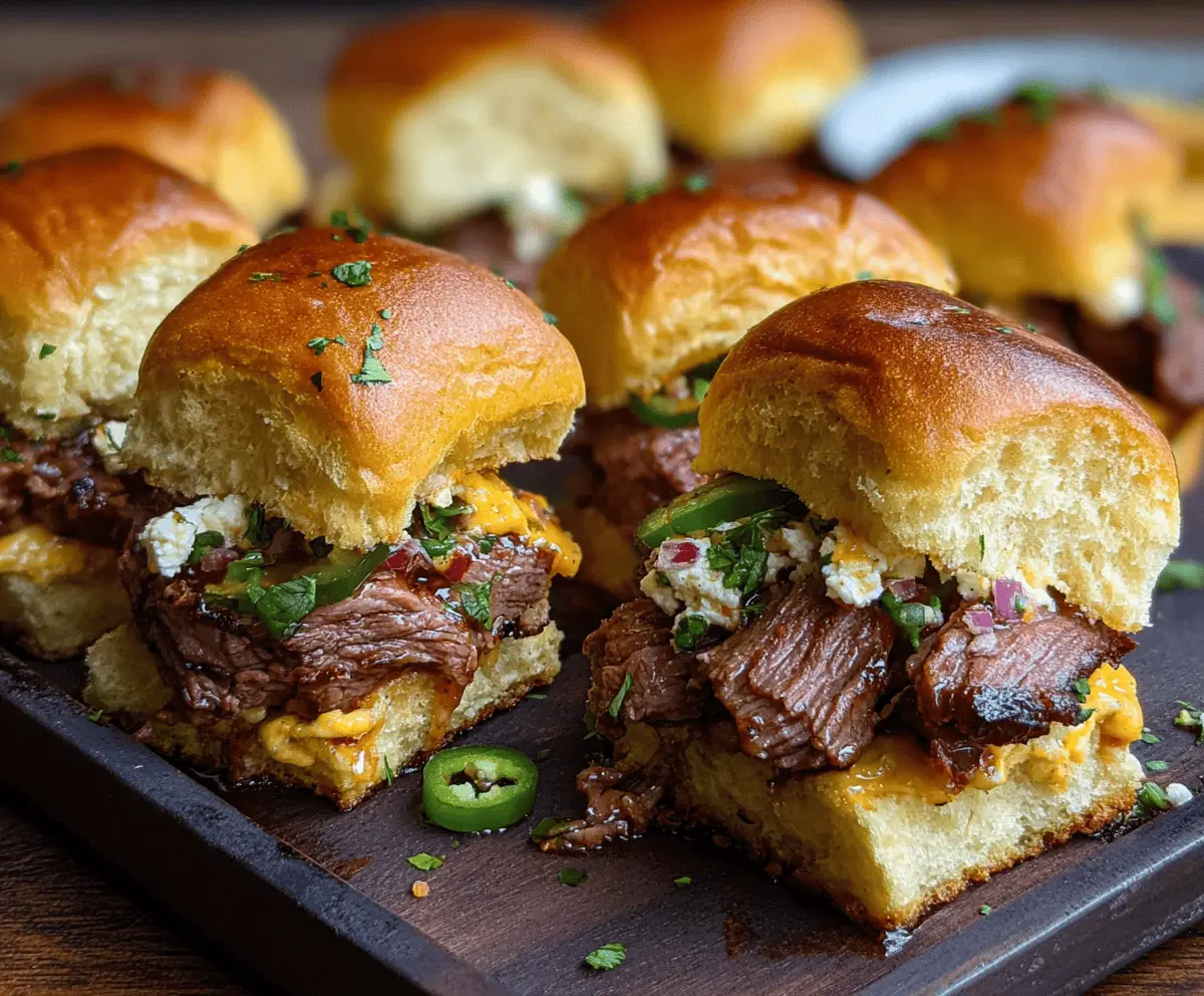 Easy Cowboy Butter Steak Sliders Recipe