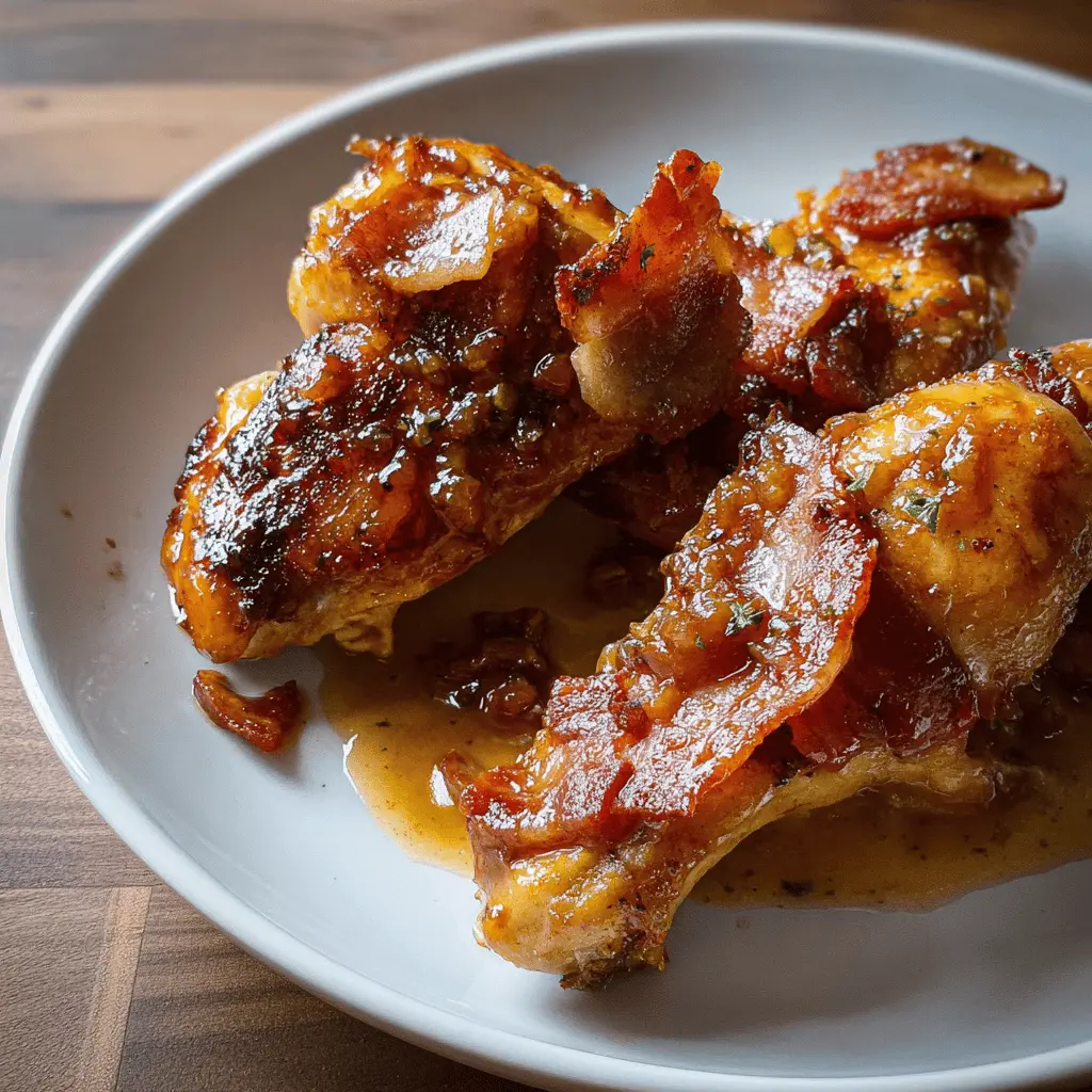 Maple Garlic Bacon Chicken Dinner Recipe