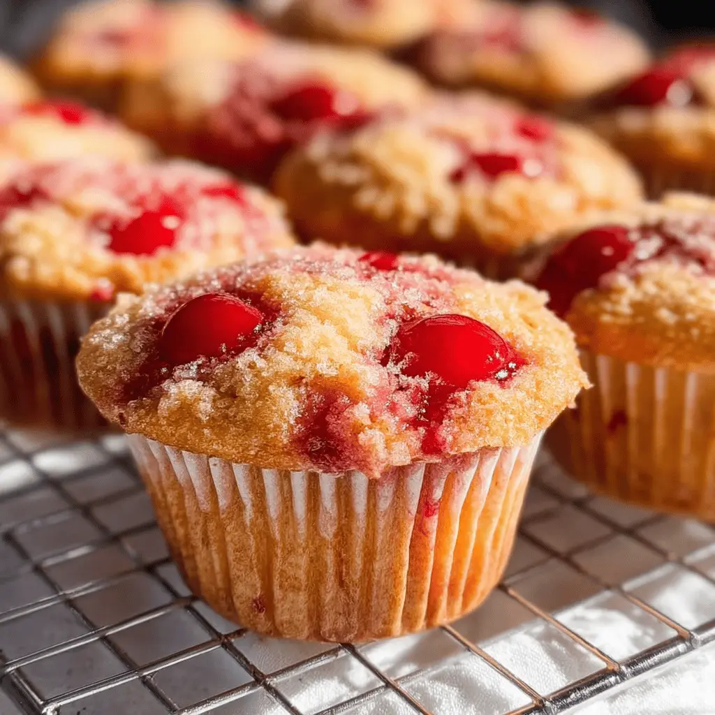Easy Cherry Cobbler Muffins Recipe