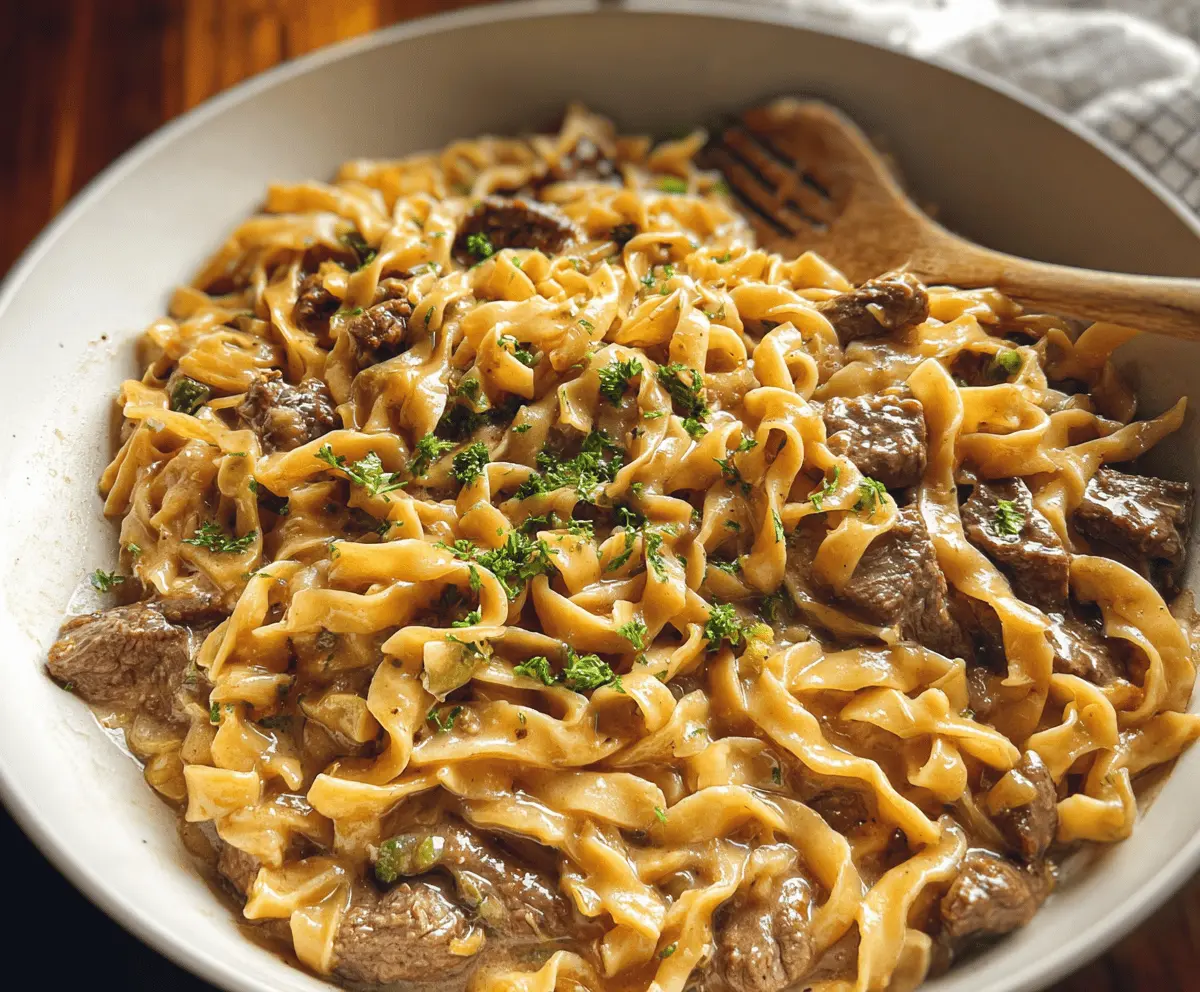 Quick and Easy 30-Minute Beef and Noodles Recipe