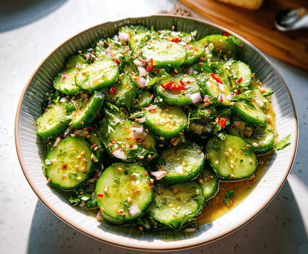 Refreshing Thai Cucumber Salad Recipe