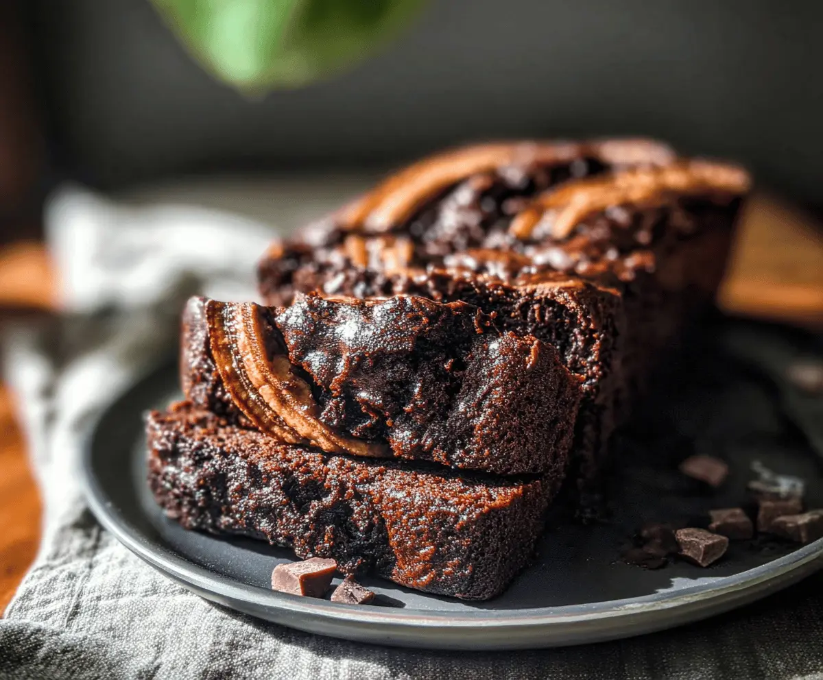 Moist Chocolate Espresso Banana Bread Recipe